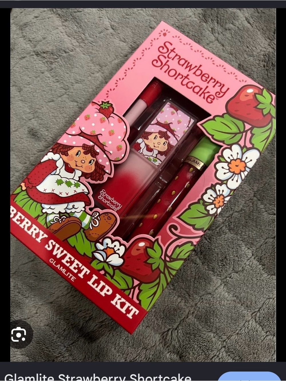 Glamlite Strawberry Shortcake Berry Sweet Lip Kit - Pink/Red - Picture 2 of 2